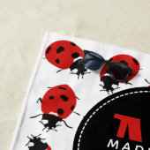Serviette De Plage Motif Red Ladybug (En situation)