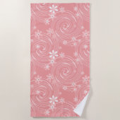 Serviette De Plage Motif rétro (Devant)