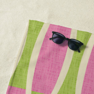 Serviette De Plage Motif rétro Mid-Century Moderne