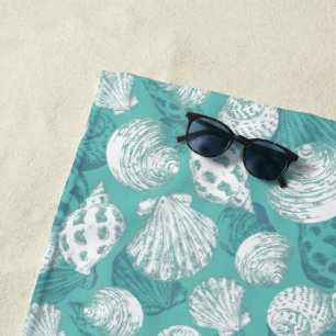 Serviette De Plage Motif sans couture aux couleurs tendance avec coqu