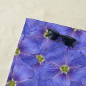 Serviette De Plage Motif sans couture bleu (En situation)