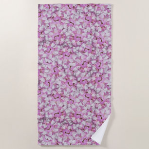 Serviette De Plage Motif sans fil Crown Vetch