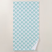 Serviette De Plage Motif Seafoam Seashell (Devant)