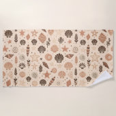 Serviette De Plage Motif Seashell (Devant)