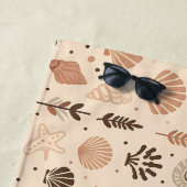 Serviette De Plage Motif Seashell (En situation)