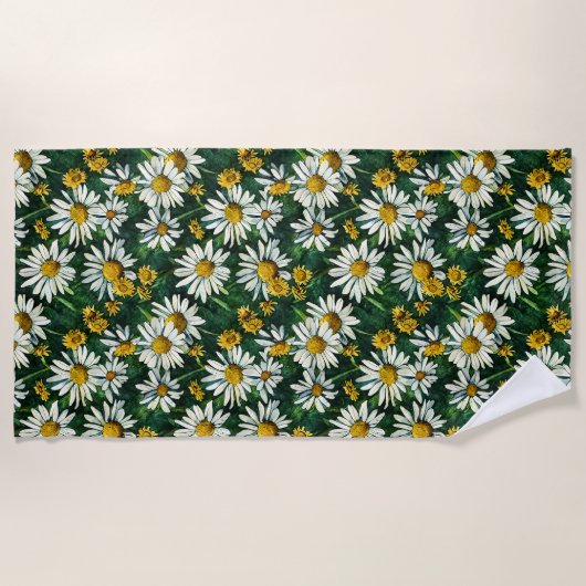 Serviette De Plage Motif SUNFLOWER (Devant)