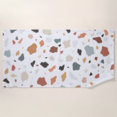 Serviette De Plage Motif Terrazzo (Devant)