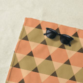 Serviette De Plage Motif triangles (En situation)