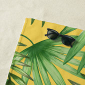 Serviette De Plage Motif tropical (En situation)