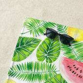 Serviette De Plage Motif tropical (En situation)