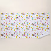 Serviette De Plage Motif Unicorn (Devant)