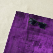 Serviette De Plage Motif VELVET PURPLE (En situation)