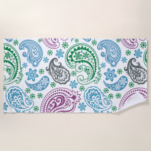 Serviette De Plage motif vintage paisley
