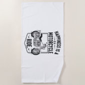 Serviette De Plage Moto dans Desert Cactus Western Set (2) (Devant)