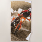 Serviette De Plage Motocross Rider (Devant)