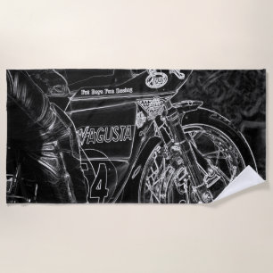 Serviette De Plage Motorcycle 1 btcn
