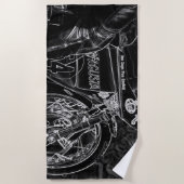 Serviette De Plage Motorcycle 1 btcna (Devant)
