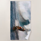Serviette De Plage MotoSurfin (Devant)