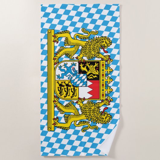 Serviette De Plage Mouchoir bavarois (Devant)