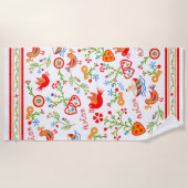 Serviette De Plage Mouchoirs d'amour de Valentine (Devant)