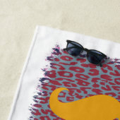 Serviette De Plage Moustache drôle #15 (En situation)