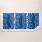 Serviette De Plage Moustache drôle #18 (Devant)