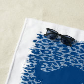 Serviette De Plage Moustache drôle #18 (En situation)