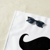 Serviette De Plage Moustache drôle #28 (En situation)