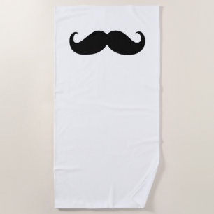 Serviette De Plage Moustache drôle #28