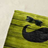 Serviette De Plage Moustache drôle #46 (En situation)