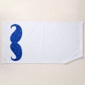 Serviette De Plage Moustache drôle #59 (Devant)