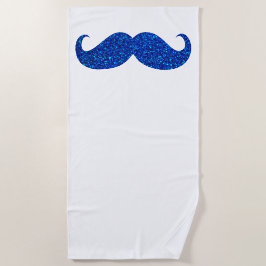 Serviette De Plage Moustache drôle #59 (Devant)