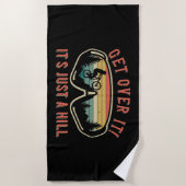 Serviette De Plage MTB - Get Over It's Just A Hill Beach Towel (Devant)