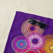 Serviette De Plage Multicolored circles (En situation)