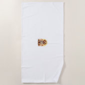 Serviette De Plage Mummy Golden Retriever (Devant)