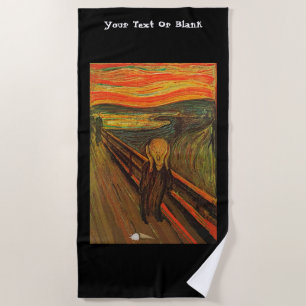 Serviette De Plage Munch - Le cri de glace