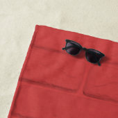 Serviette De Plage mur de briques rouges (En situation)