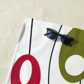 Serviette De Plage Mur des Ovales  (En situation)