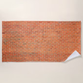 Serviette De Plage Mur en briques (Devant)