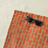 Serviette De Plage Mur en briques (En situation)