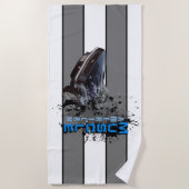 Serviette De Plage Muscle américain de Camaro (Devant)