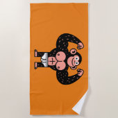 Serviette De Plage Musculaire (Devant)