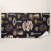 Serviette De Plage Mushrooms sauvages (Devant)