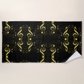 Serviette De Plage Musical (Devant)