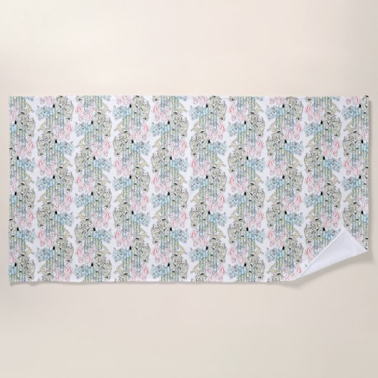 Serviette De Plage MusiK (Devant)