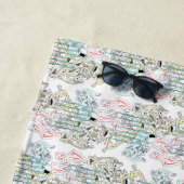 Serviette De Plage MusiK (En situation)