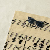 Serviette De Plage Musique antique et masques de théâtre (En situation)