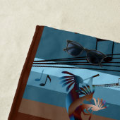 Serviette De Plage Musique Kokopelli (En situation)