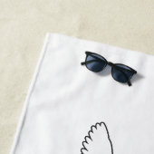 Serviette De Plage Musique libre (En situation)