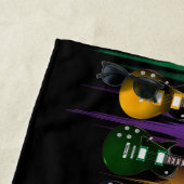 Serviette De Plage Musique pour la Guitare de vie (En situation)